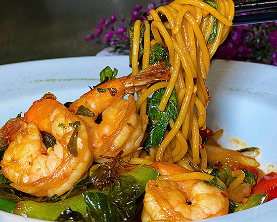 Image: Spicy Spaghetti Basil