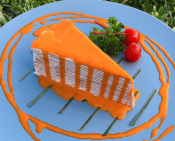 Image: Thai Tea Crepe